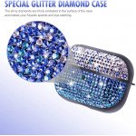 Wholesale Rhinestone Gradient Bling Glitter Sparkle Diamond Crystal Case for Apple Airpods Pro (Blue)